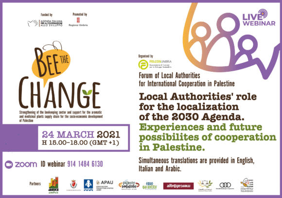 È in arrivo il Forum degli Enti Locali per la cooperazione internazionale in Palestina!