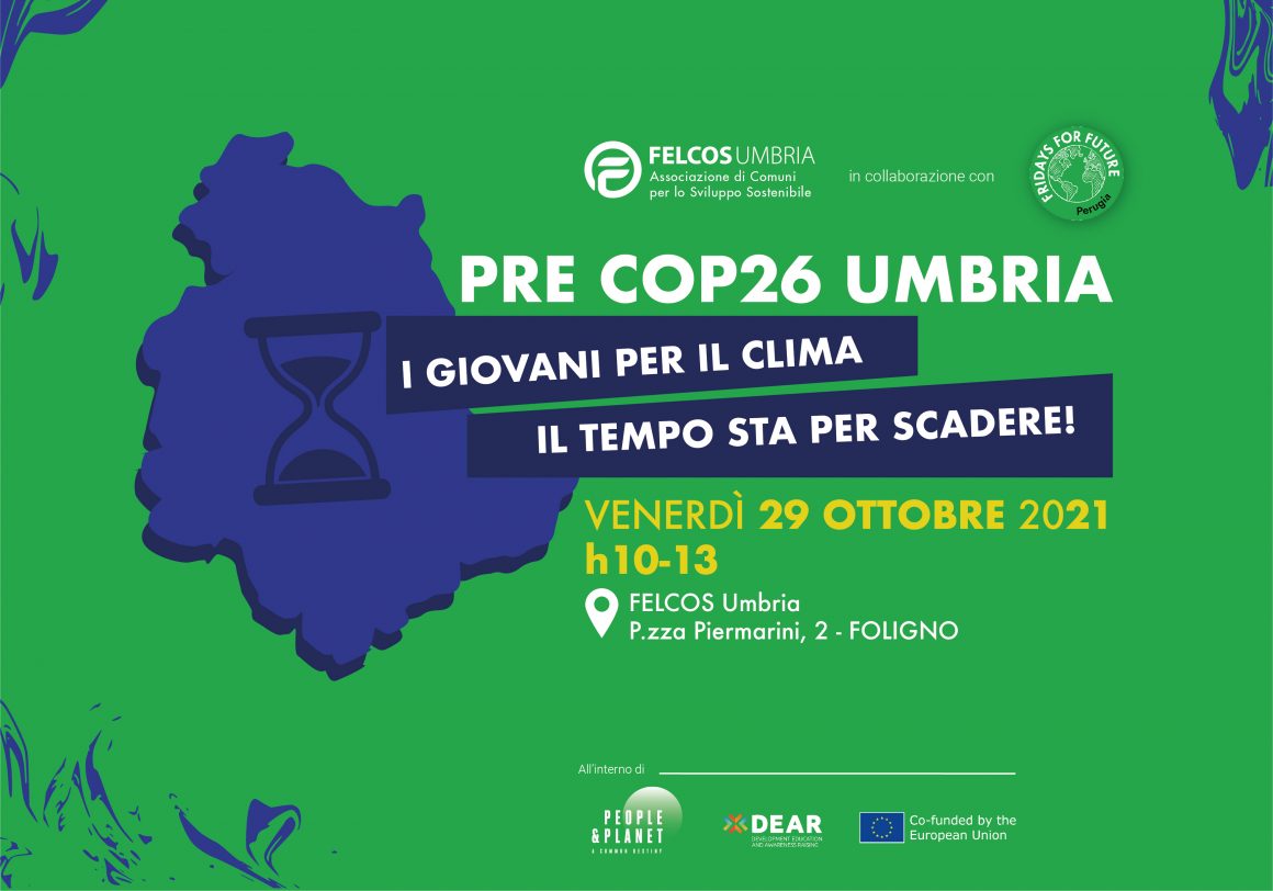 Pre-Cop26 Umbria: a Foligno i giovani chiedono risposte concrete sulla lotta al cambiamento climatico
