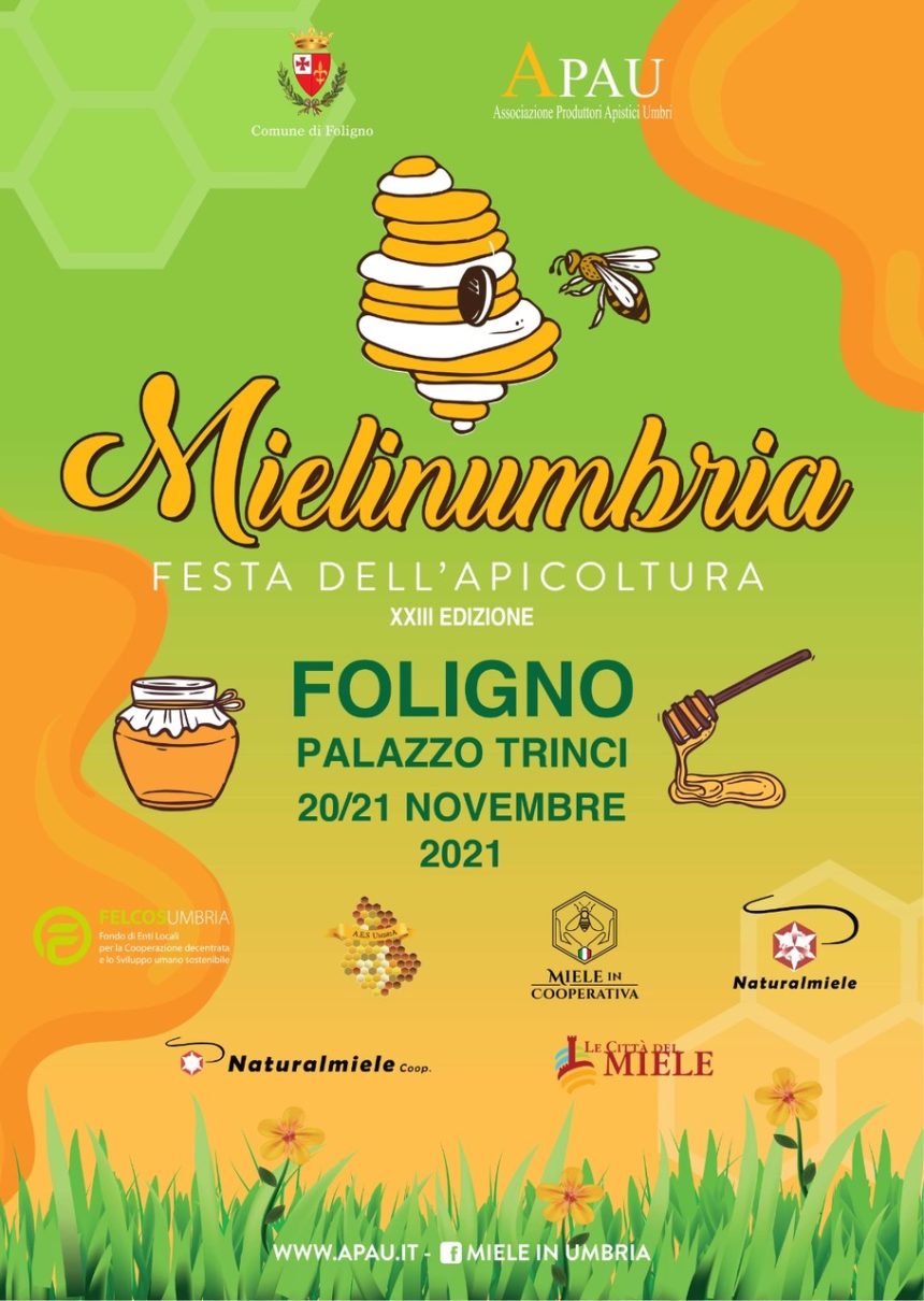 In occasione di MielinUmbria FELCOS rilancia l’impegno dei Comuni umbri Amici delle api per lo sviluppo sostenibile e la tutela ambientale