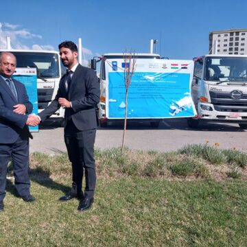 Obiettivo raggiunto: a Sulaymaniyah consegnate tre autocisterne per l’acqua potabile