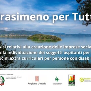 Turismo accessibile: pubblicati due avvisi del progetto Trasimeno per Tutti