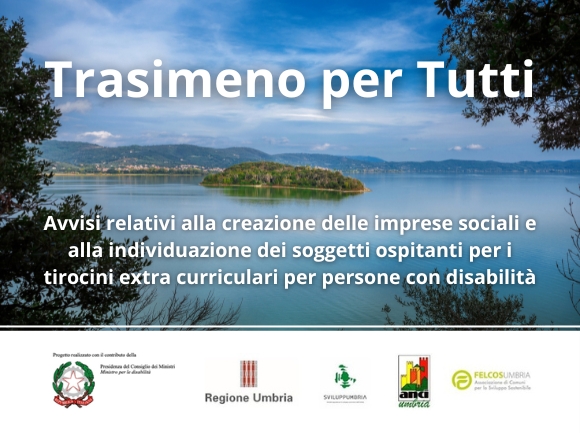 Turismo accessibile: pubblicati due avvisi del progetto Trasimeno per Tutti